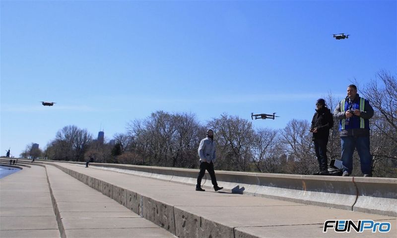 voando com drones 
